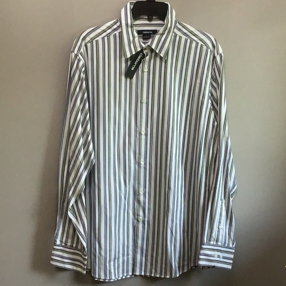 Claiborne Stripe Dress Shirt